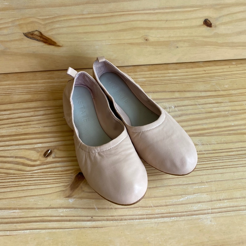 1 STATE Light Pink Ballet Flats